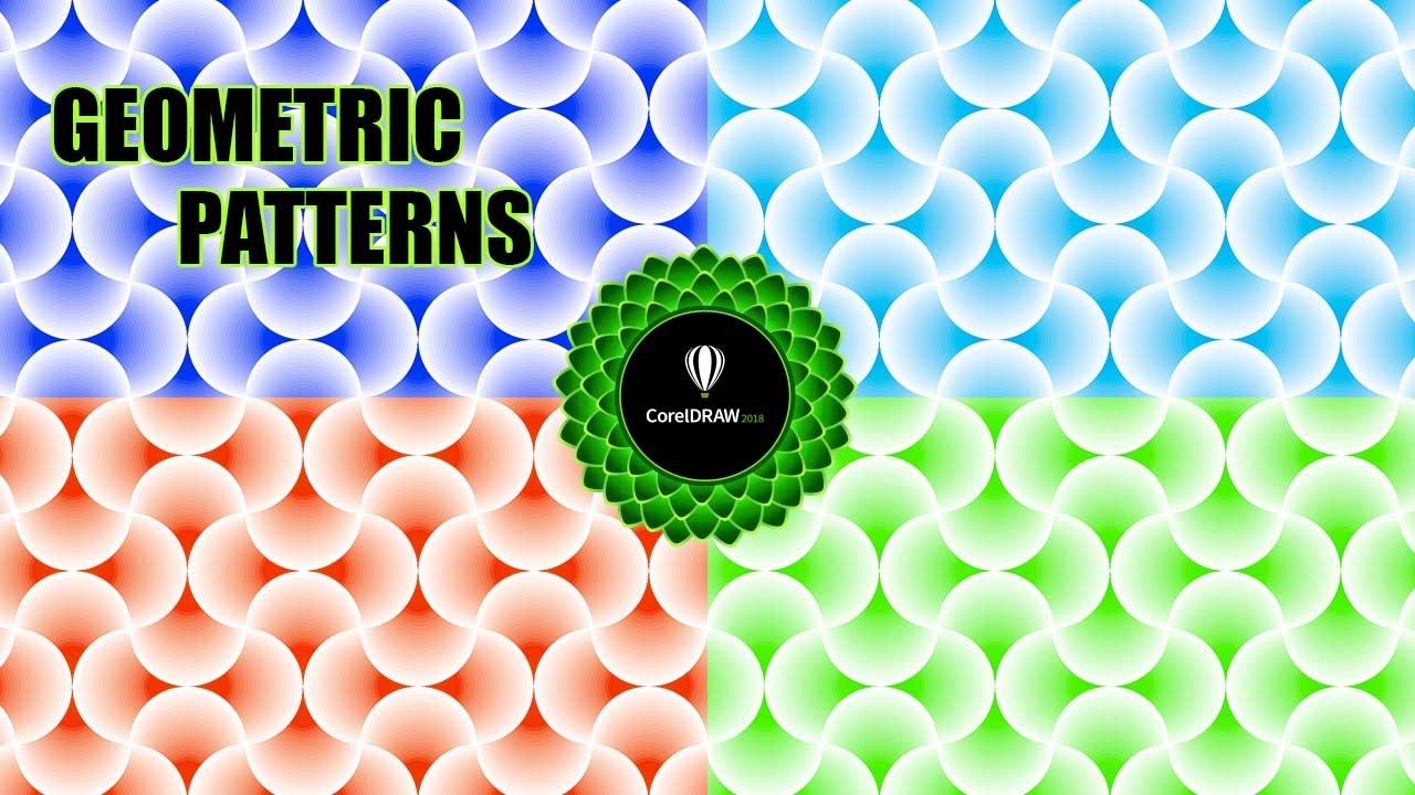 Geometric Patterns | Design patterns | Corel DRAW | tutorials | #coreldraw  #tutorial #youtube