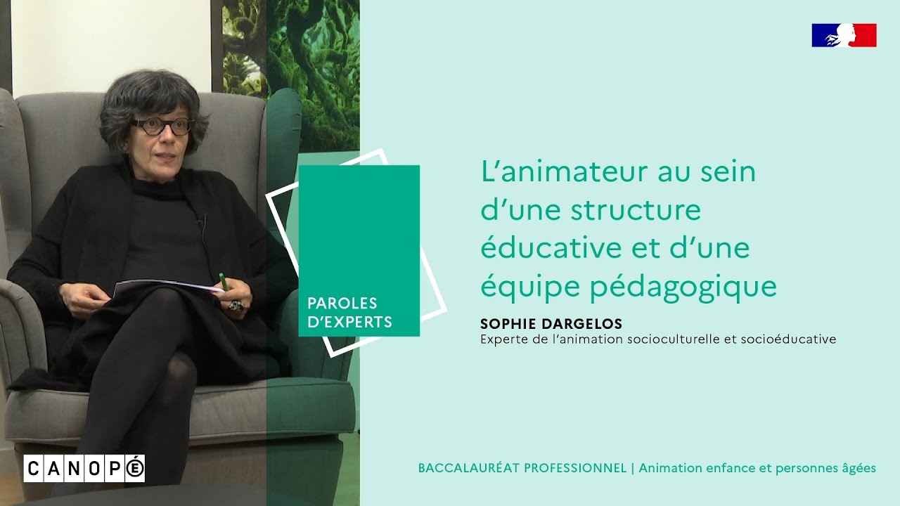 L&rsquo;animateur au sein d&rsquo;une structure &eacute;ducative et d&rsquo;une &eacute;quipe p&eacute;dagogique - Sophie Dargelos