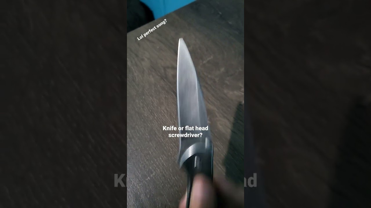 knife or screwdriver