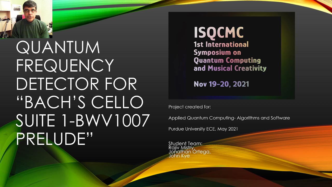 ISQCMC 2021:  Quantum Frequency Detector for Audio Files