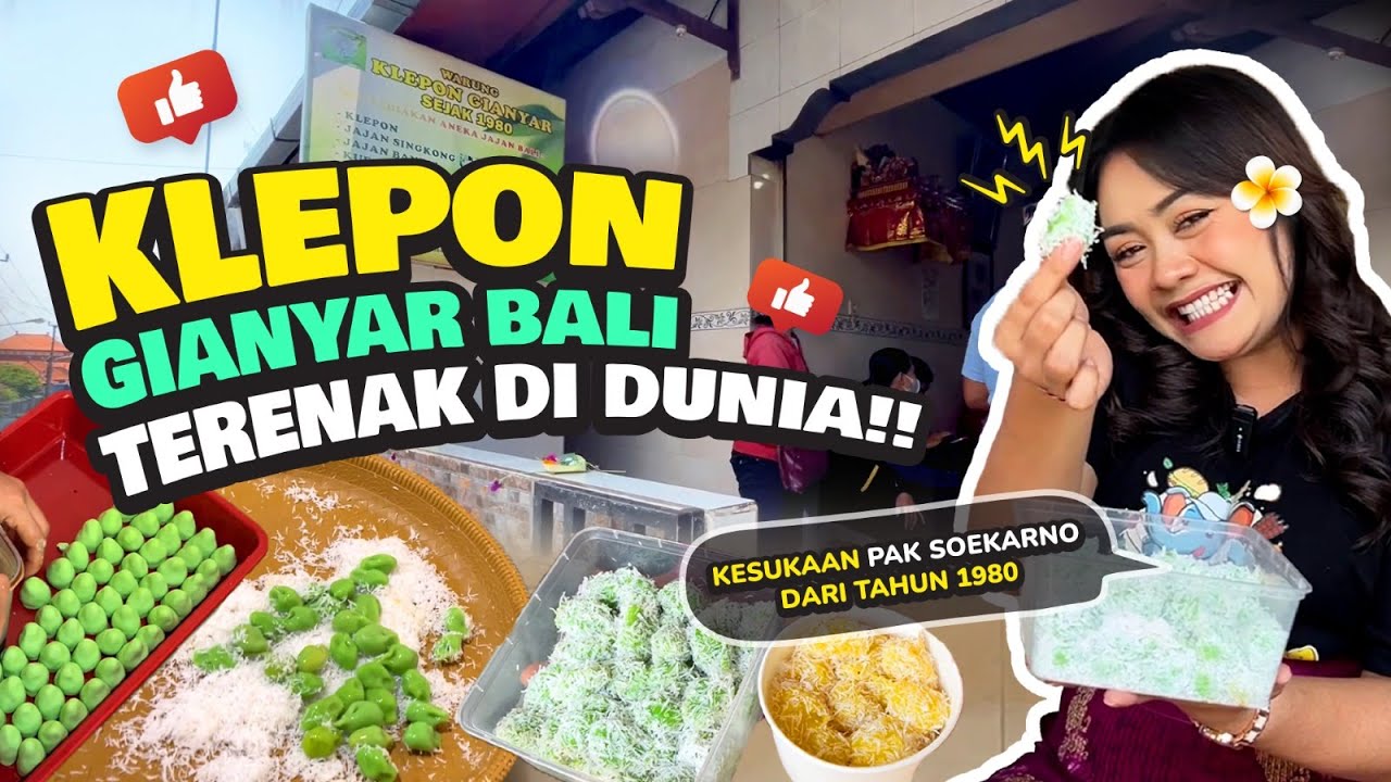 BUKAN KLEPON BIASA! INI KLEPON LEGENDARIS GIANYAR BALI DARI TAHUN 1980