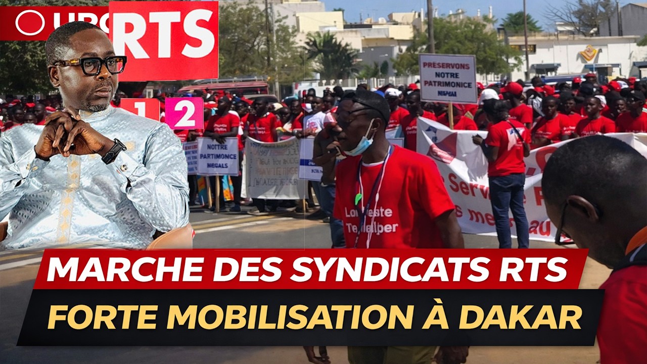 🔴 DIRECT – Manifestation des syndicats de la RTS