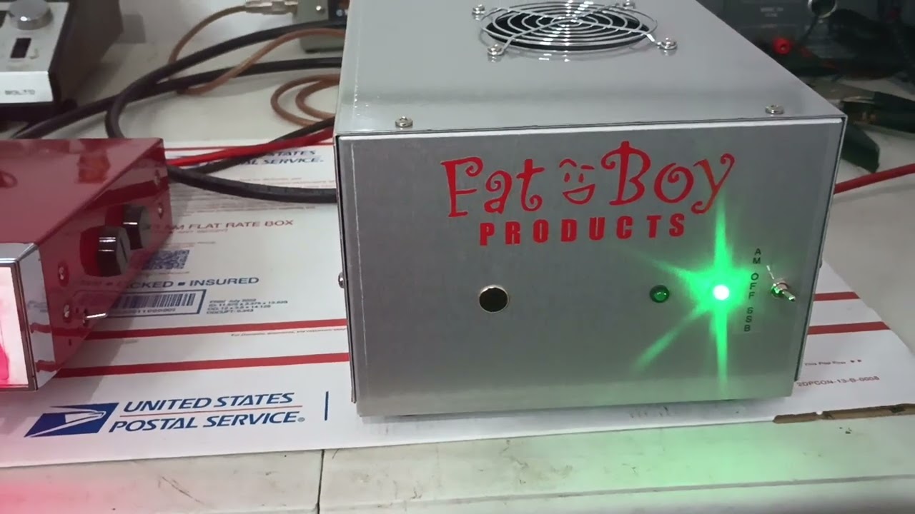 Customer Test Video, 4 pill 454 Base Amp with Biasing and SSB