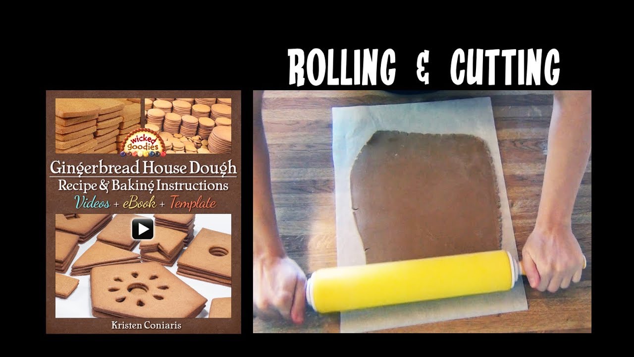Rolling & Cutting - Gingerbread House Series