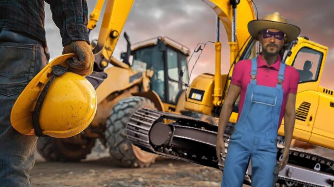 In The Night I Construct | Construction Sim