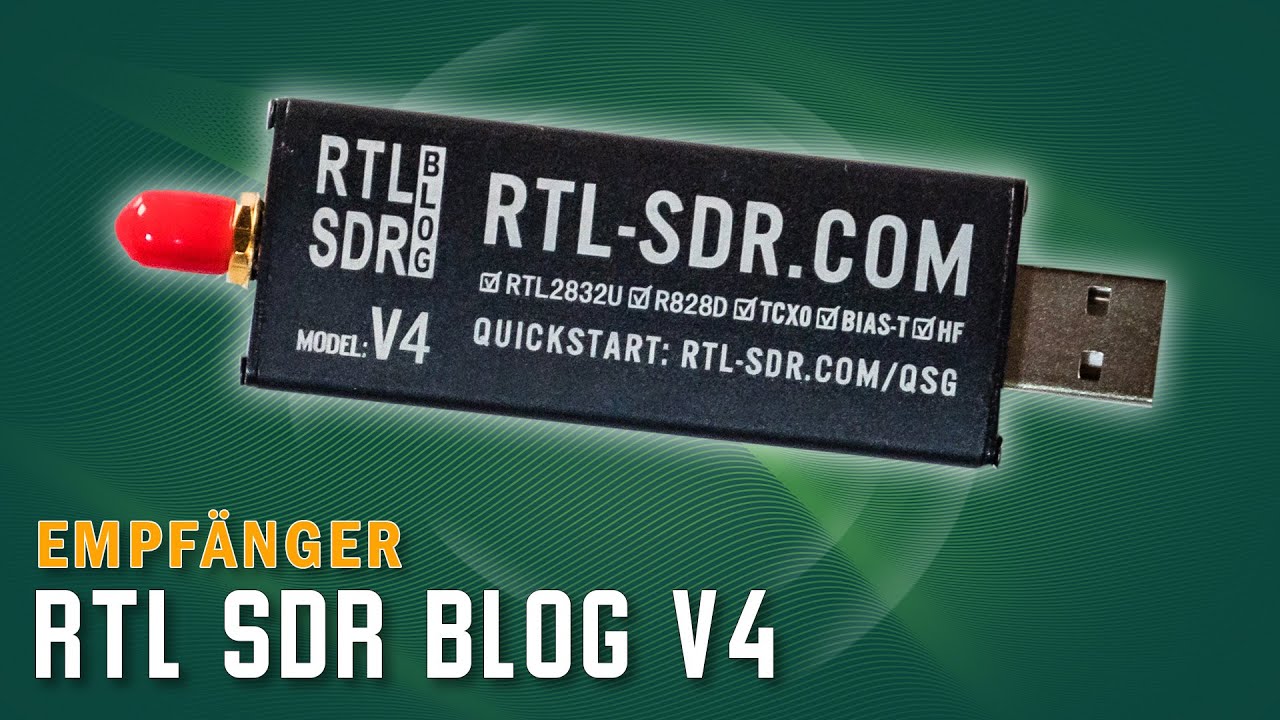 RTL SDR Blog V4 📻 Günstiger Breitband SDR Empfänger