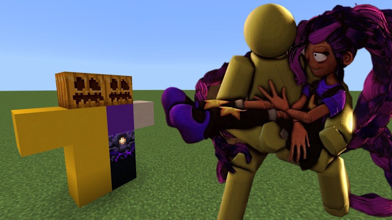 Аддон Poppy Playtime The Player x Lily Lovebraids для Minecraft PE