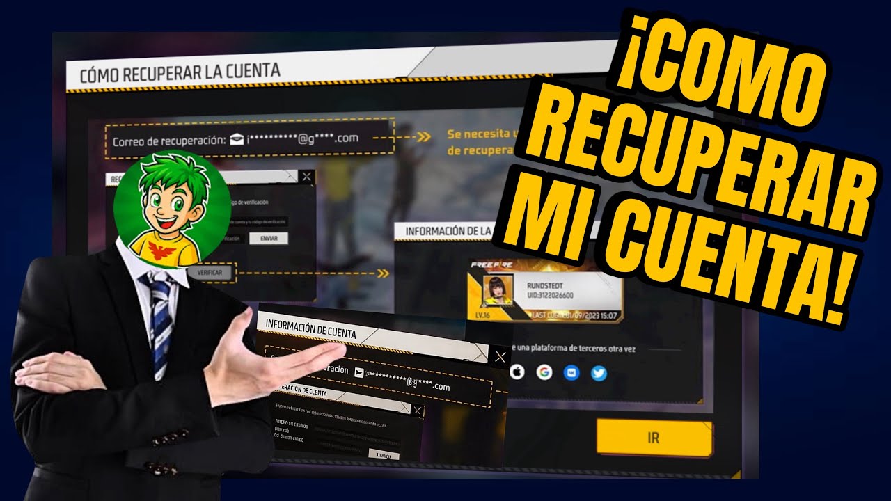 Cómo RECUPERAR mi CUENTA de Free Fire 🔥 | Elnezux