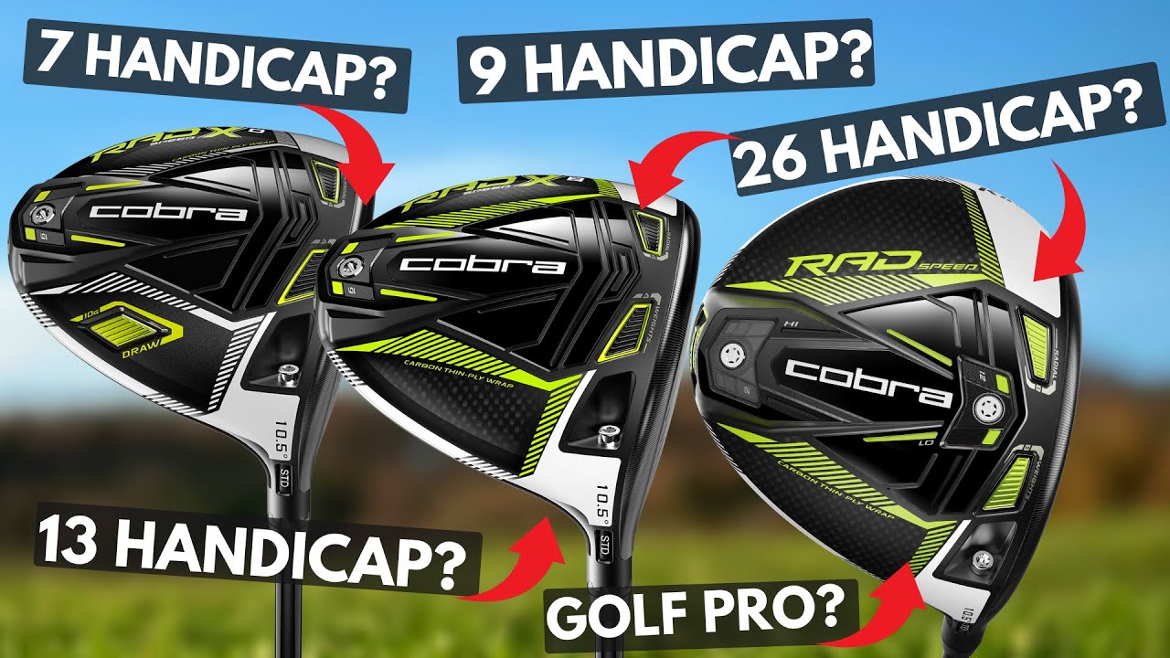 THE NEW COBRA RADSPEED DRIVERS... TESTED BY GOLFERS OF ALL LEVELS!