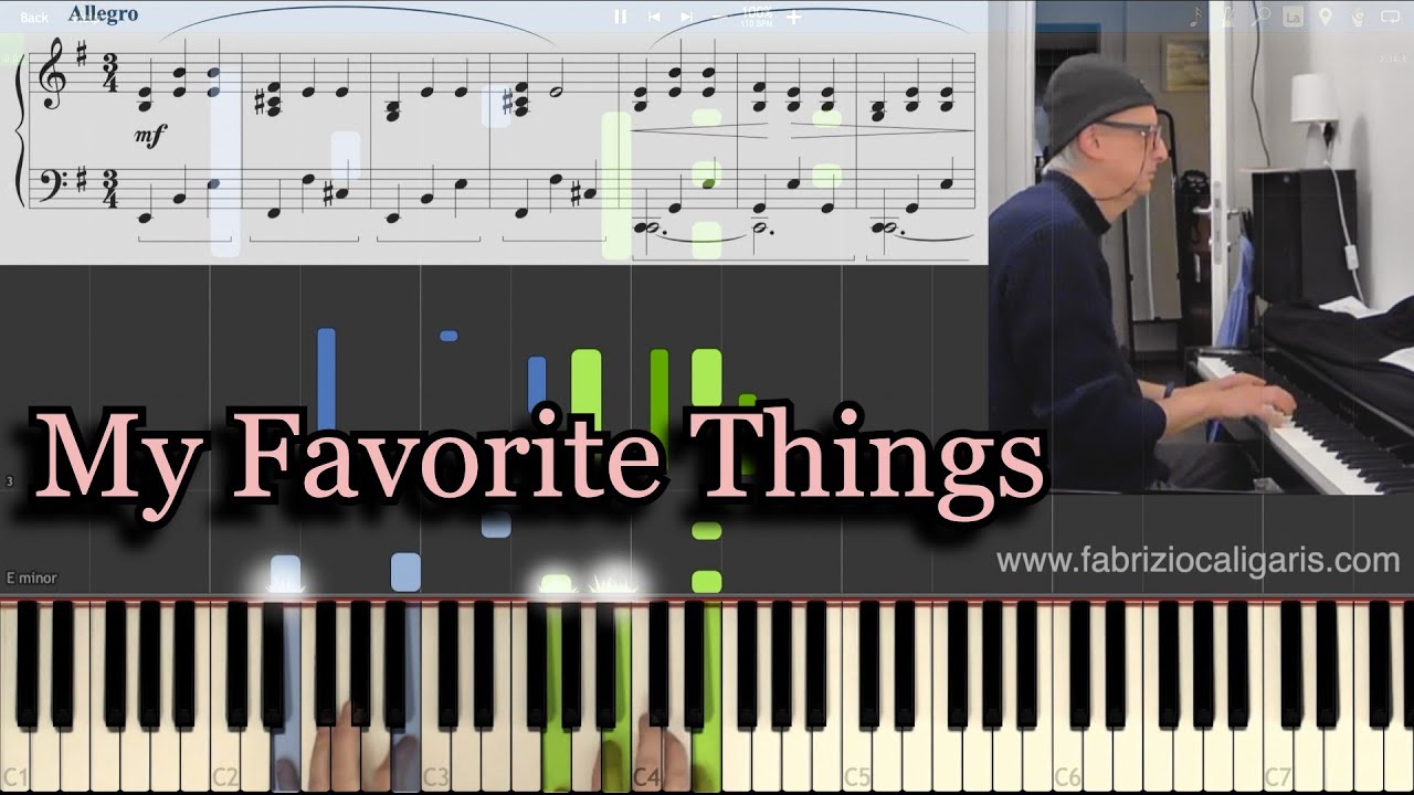 My Favorite Things - Piano Cover Tutorial - Sheet Music in PDF