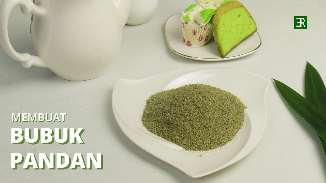 Cara Membuat Bubuk Pandan | Bahan Hanya Daun Pandan Saja