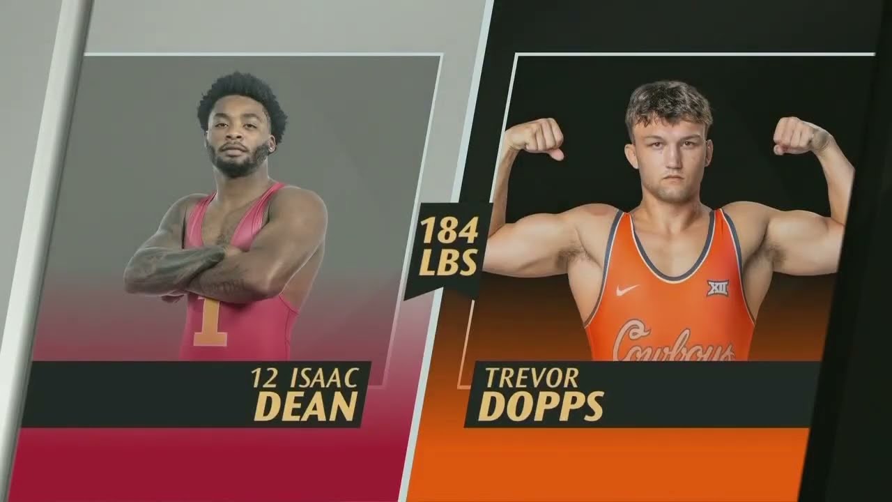 Isaac Dean vs. Trevor Dopps (184lbs) FULL MATCH | 2025-26 Big 12 Wrestling