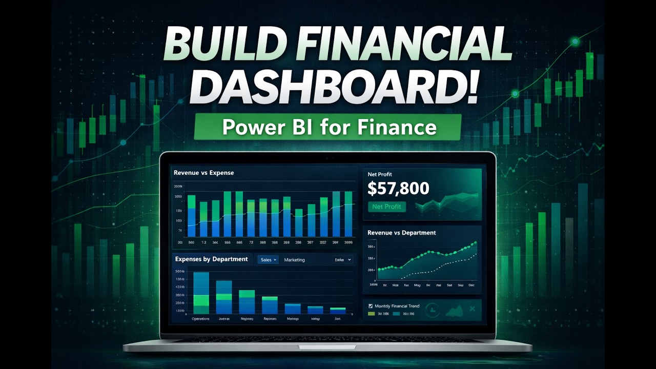 Building a Financial Analysis Dashboard in Power BI | Revenue & Expense Insights