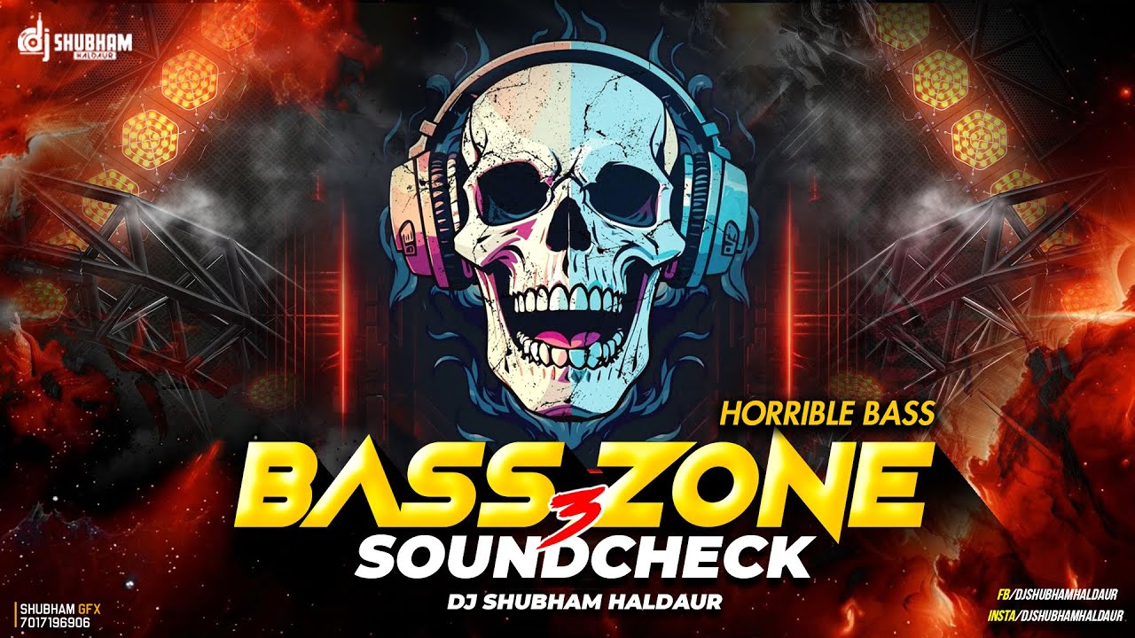 BASS ZONE 3 Soundcheck ⚡ Horrible Bass Drop 🔥 DJ Shubham Haldaur | Warning Level Sound Test 2025
