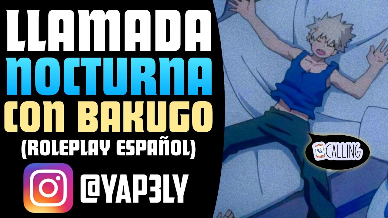 Llamada NOCTURNA con Bakugou 💙✨ | ASMR Bakugou | Bakugou ASMR Roleplay