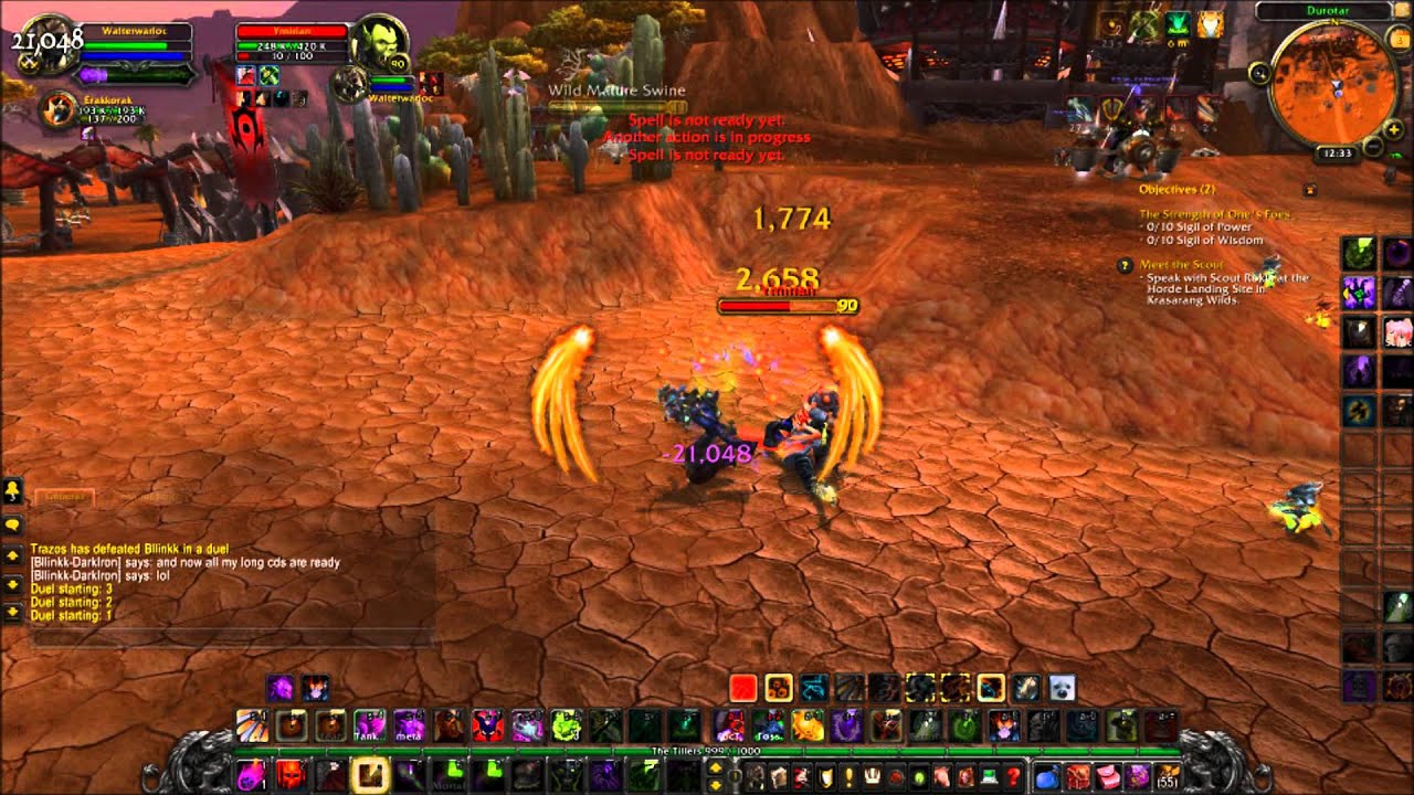 5.1 Demonology Warlock vs. Warriors - Tips and Tricks