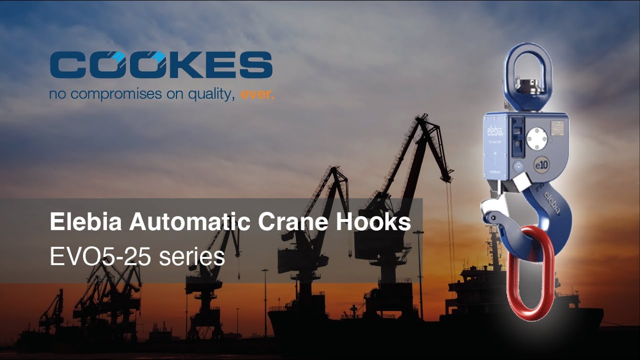 Introduction to Elebia Automatic Crane Hooks - EVO5-25 series