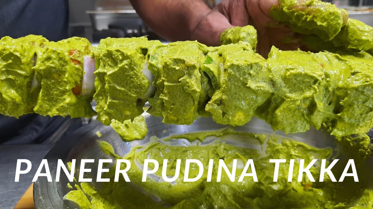 Paneer Pudina Tikka | पनीर पुदिना टिक्का Easy Tikka Recipe | How To Make Paneer Pudina Tikka Recipe
