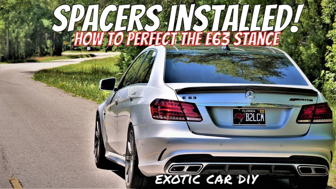 Колесные проставки идеального размера для E63 ~ Mercedes E-класса w212