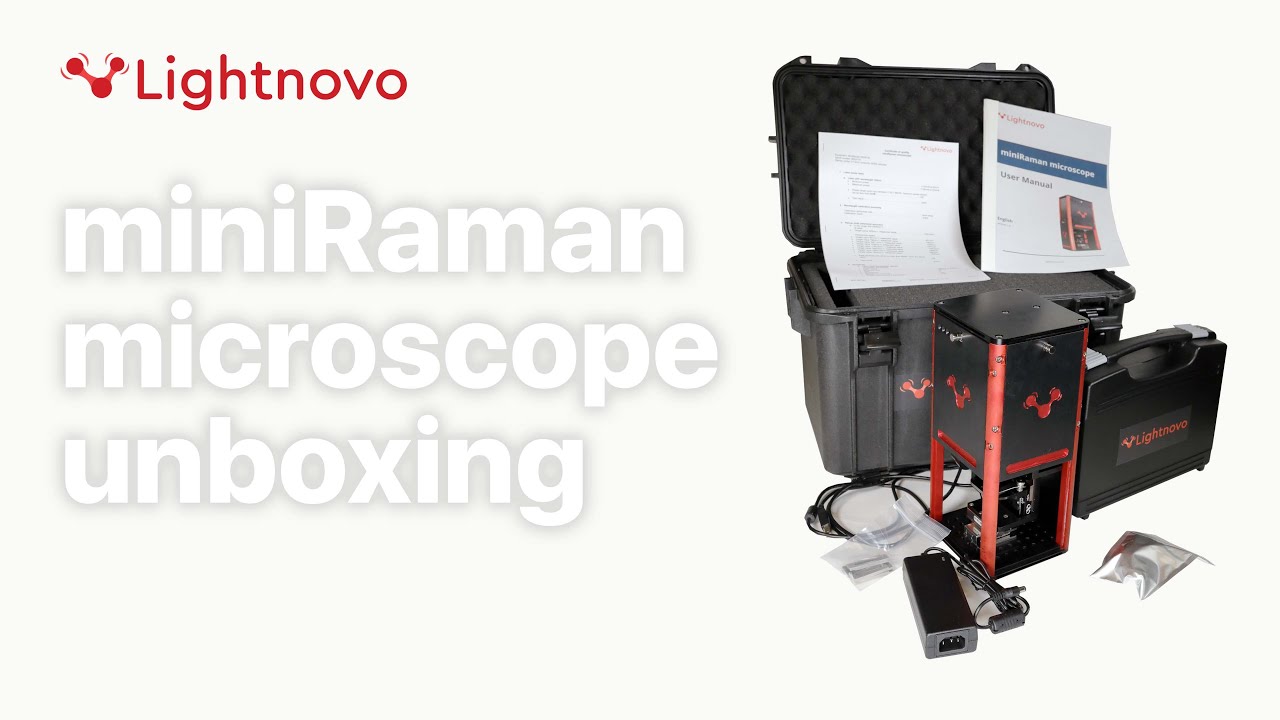 miniRaman microscope unboxing