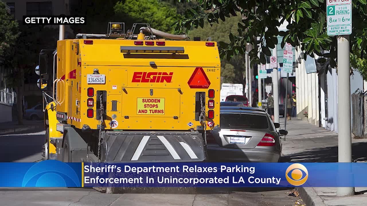 Sheriff's Department Relaxes Parking Enforcement In Unincorporated LA County