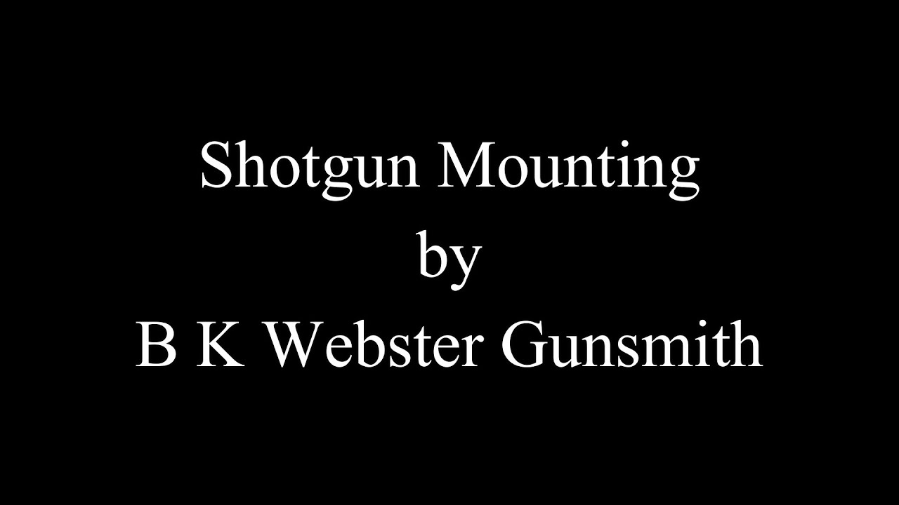 Shotgun mounting