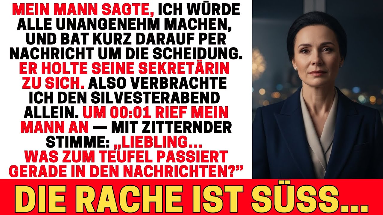 MEIN MANN SCHLOSS MICH AN SILVESTER AUS—TAGE SPÄTER ERFUHR ER,DASS ICH ÜBER NACHT MILLIARDÄRIN WURDE