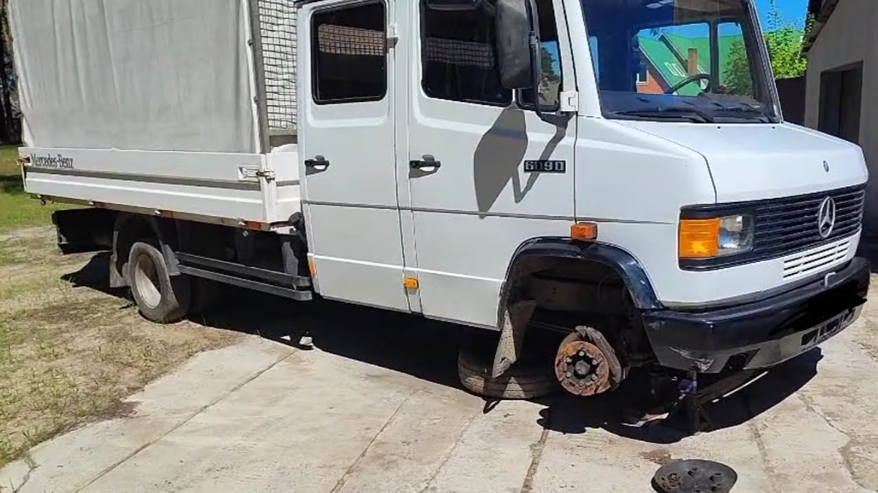 Ремонт грузовика Мерседес 609D 1992 года #6. Mercedes 609D truck repair. #2023