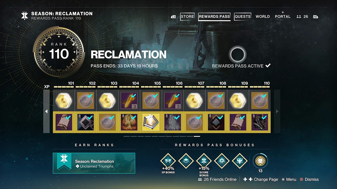PSA: 🚨 Do This ASAP When You Hit Level 110 On The Season Pass