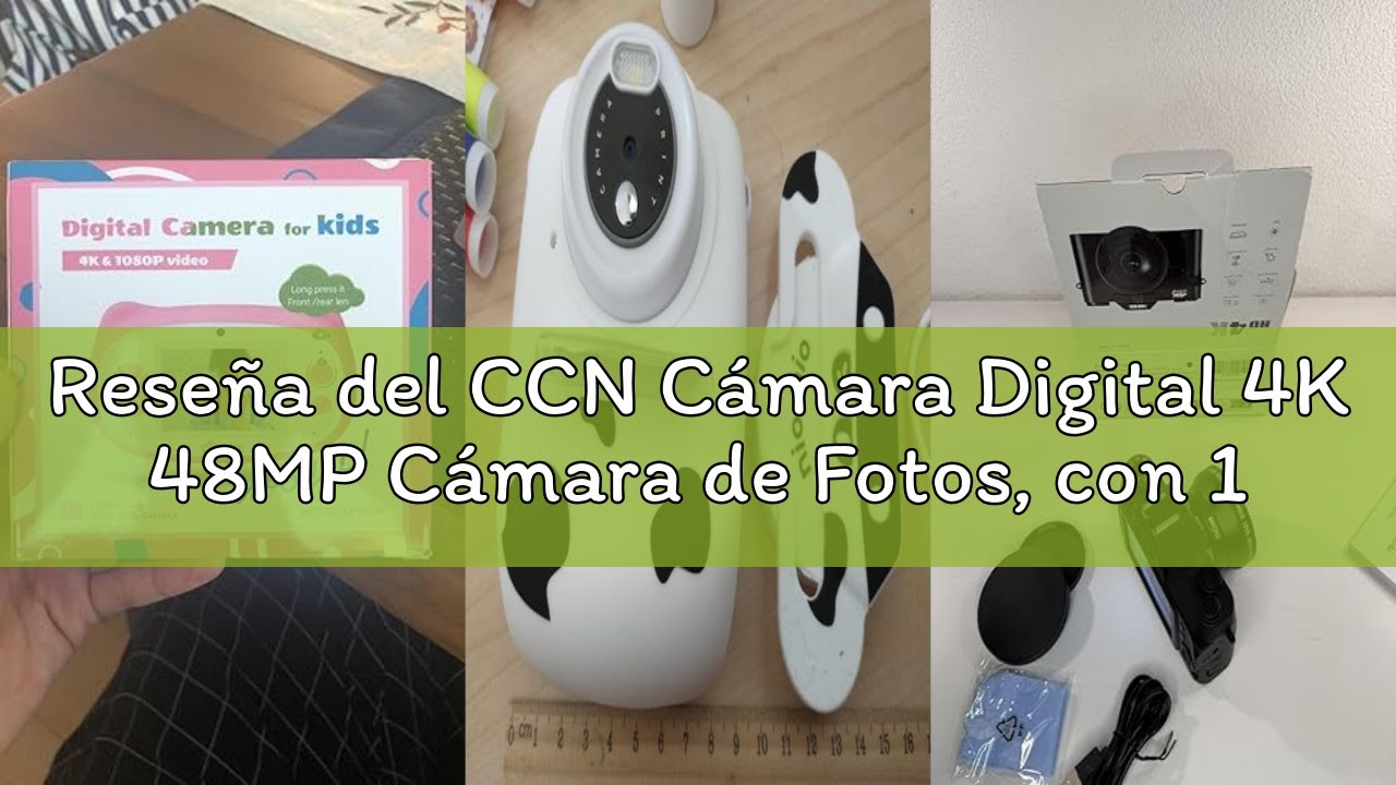 Reseña del CCN Cámara Digital 4K 48MP Cámara de Fotos, con 180 ° Flip 3.0 