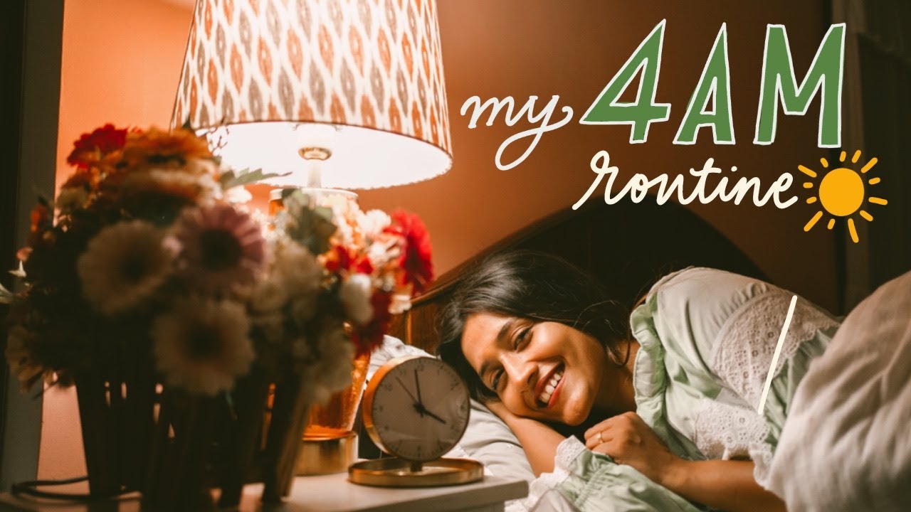 my ultimate 4am morning routine ☀️