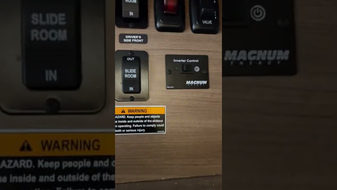 How to extend and retract slides on Winnebago View 24g