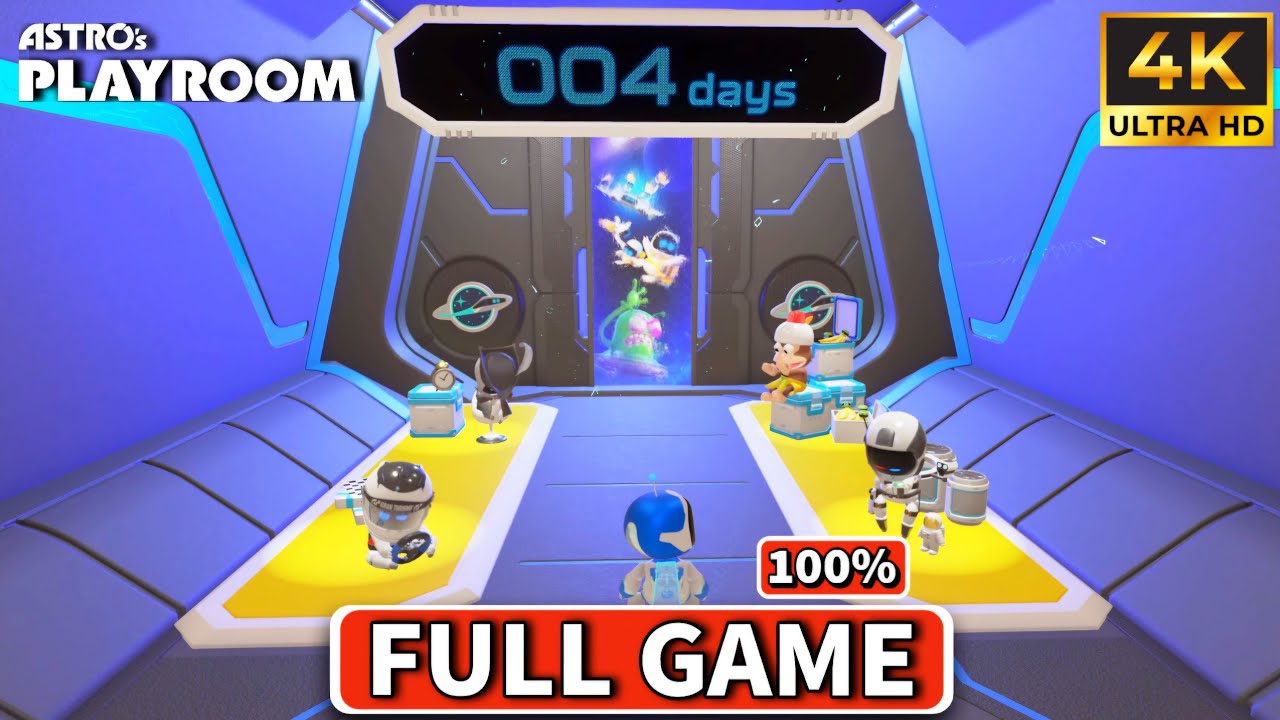 ASTRO'S PLAYROOM (PS5) 100% Walkthrough FULL GAME + DLC [4K 60FPS] - No Commentary