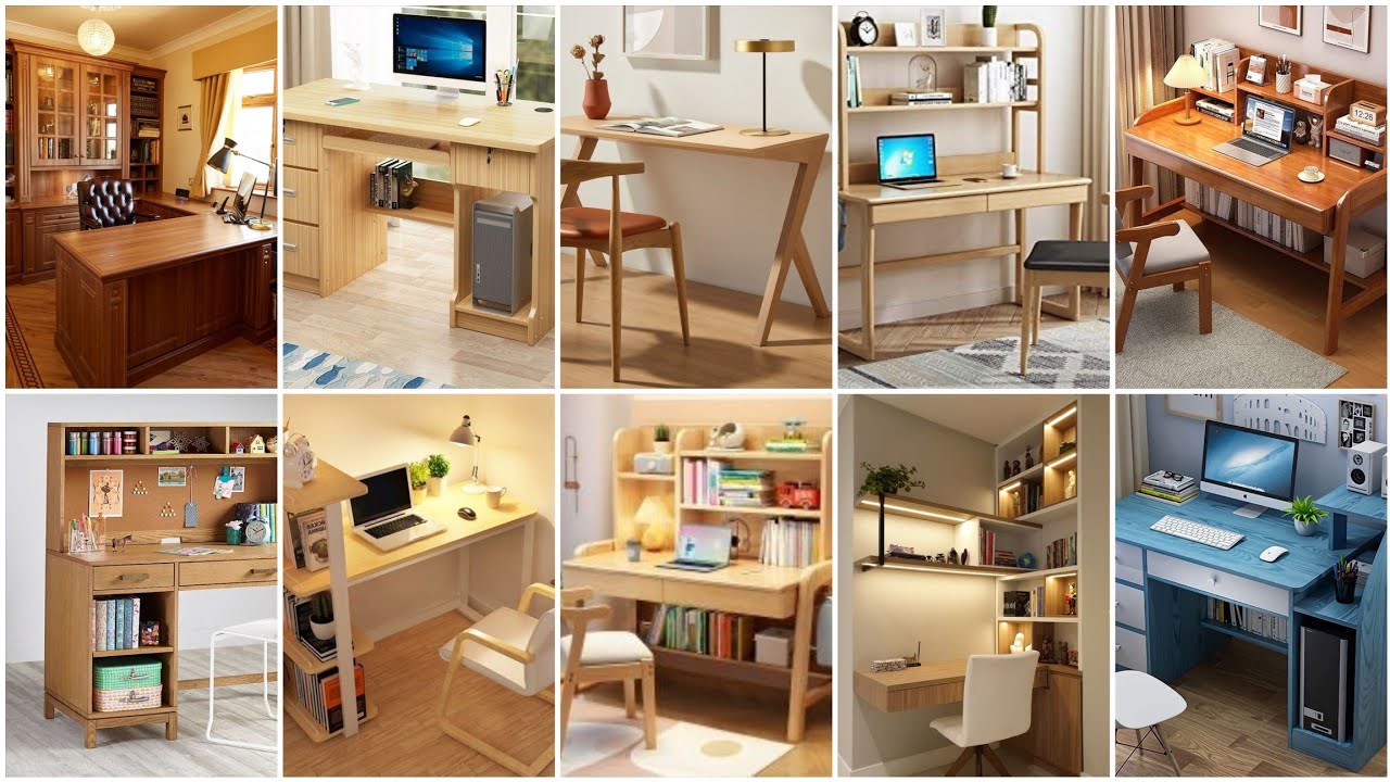 Latest Wooden study table design | Modern design of wooden study table | stylish study table design