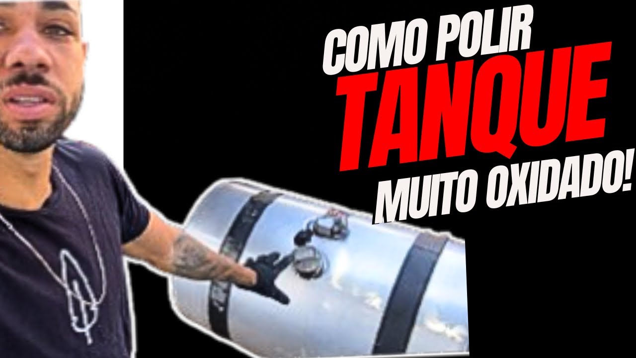 Como polir tanque de alumínio - Tanque muito oxidado ! Será que brilha ?