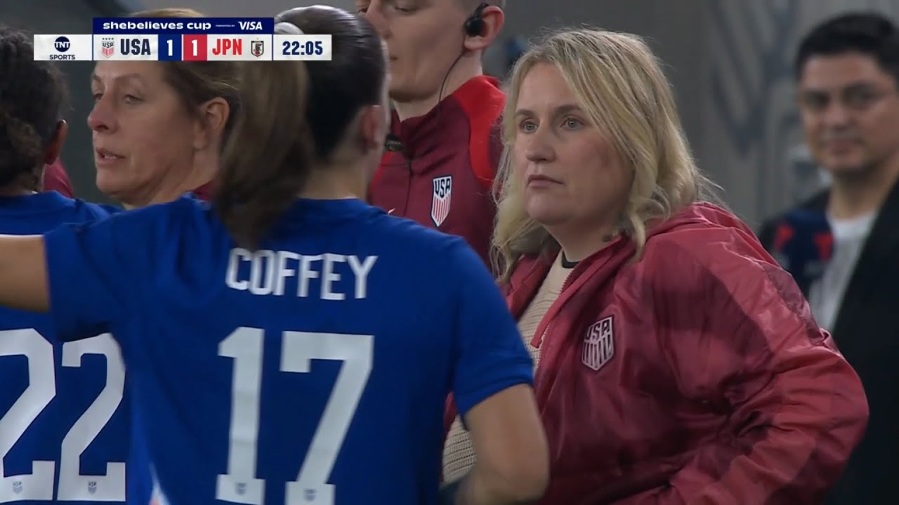 Sam Coffey USWNT v Japan - SheBelieves 2025