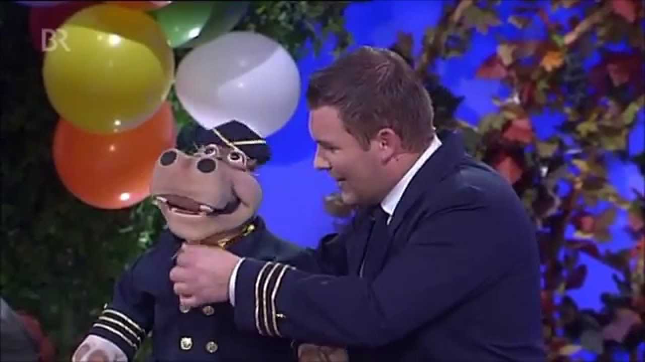 Bauchredner Sebastian Reich & Amanda, TV-Auftritt (Fastnacht in Franken 2012)