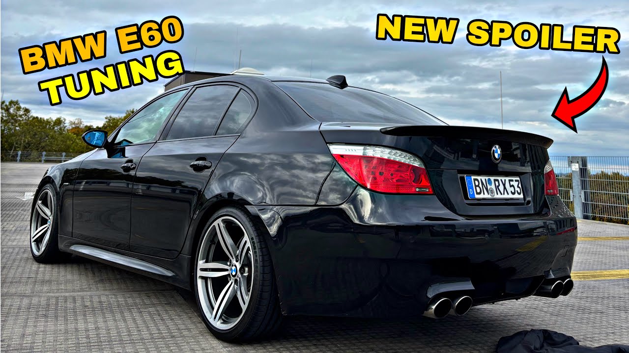 BMW E60 TUNING ! | Der Original M5 Spoiler oder doch der billig Zubehör Spoiler ?! Billig Tuning