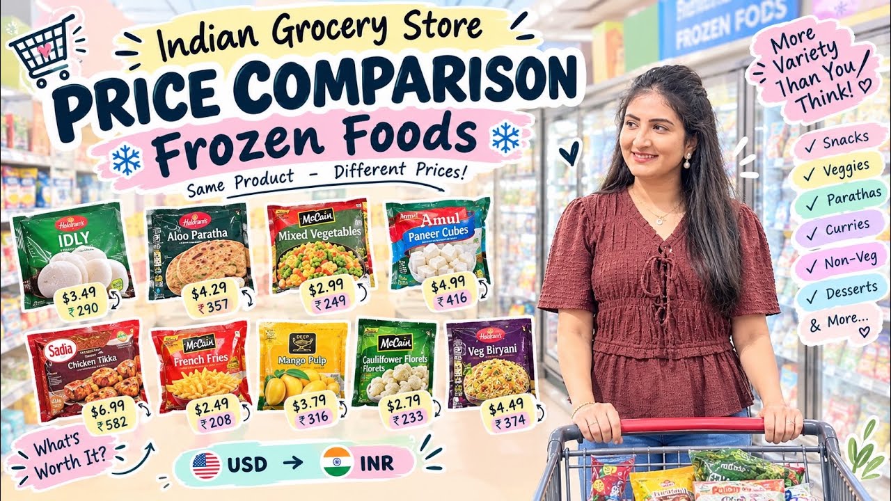     😱 Indian Grocery Prices in USA vs India &mdash; You Won&rsquo;t Believe This!