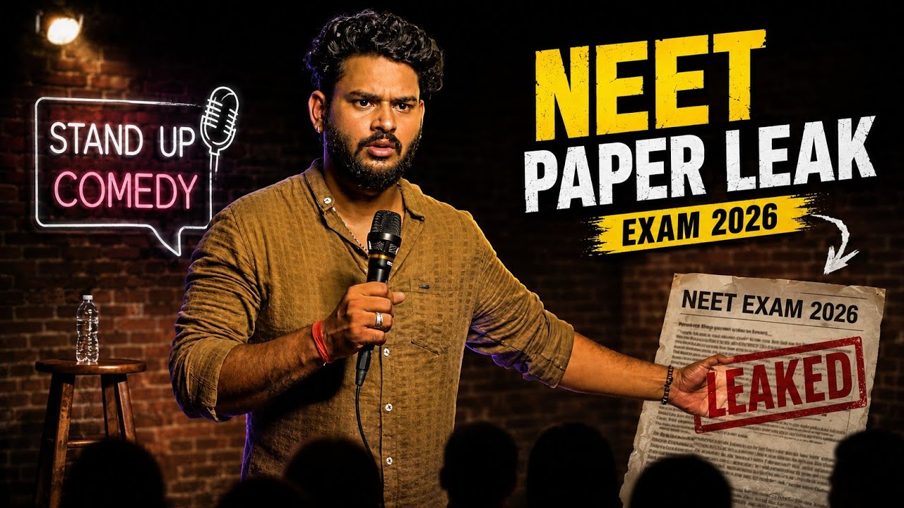 NEET PAPER LEAK PROTEST CJP !! Stand up comedy by sumit 