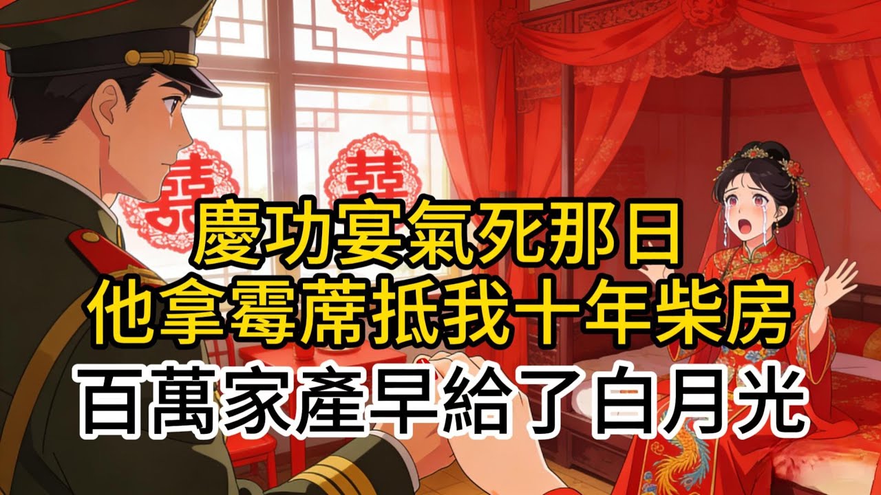 婚房遞來發霉草蓆，家產全贈心頭月，他說：當初妳陪我睡柴房，現在還妳一張蓆子，我們兩清了！我氣死在慶功宴，醒來掀翻他的天！