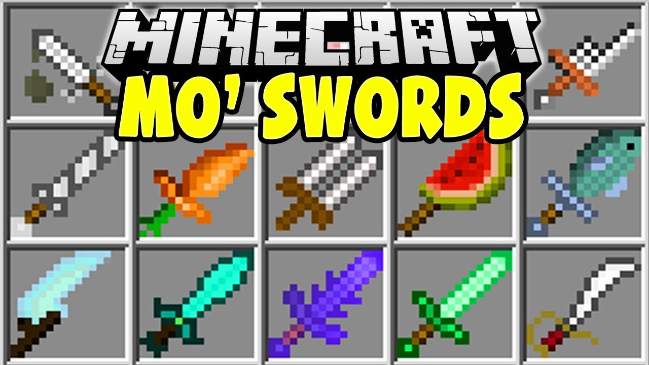 Minecraft MO' SWORDS MOD | САМЫЕ СИЛЬНЫЕ МЕЧИ В МАЙНКРАФТЕ!!