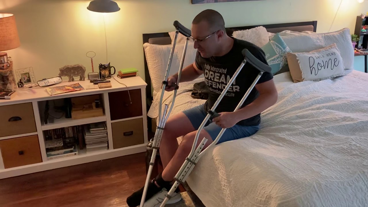Crutches Hacks... How We Start Our Day Even With The Challenges