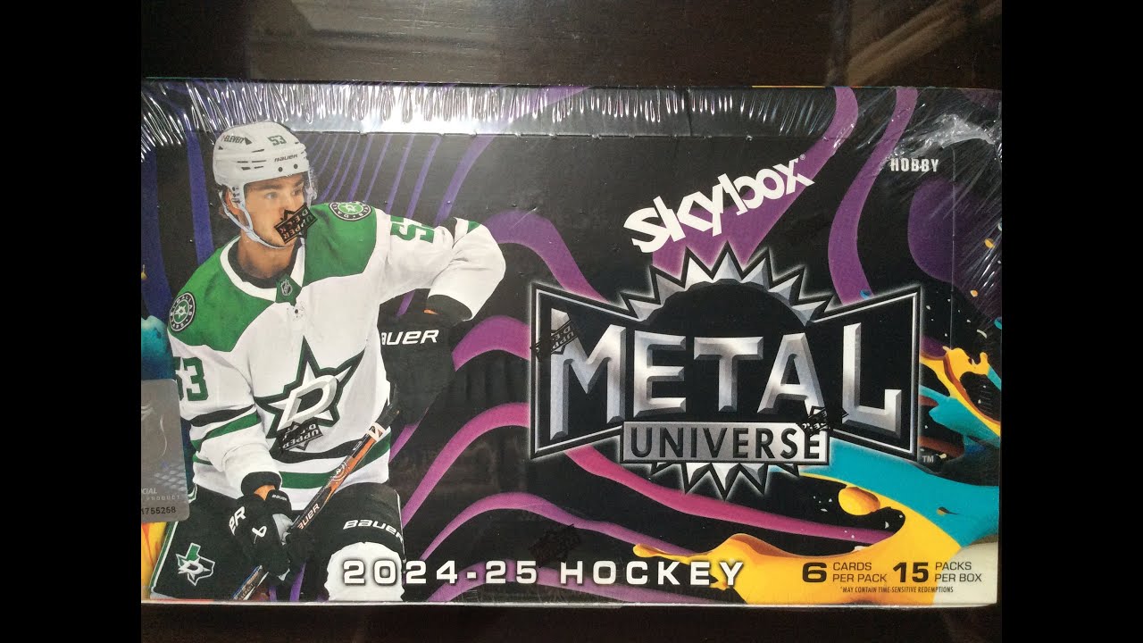 This 2024-25 Skybox Metal Universe Hockey Hobby Box ended quickly