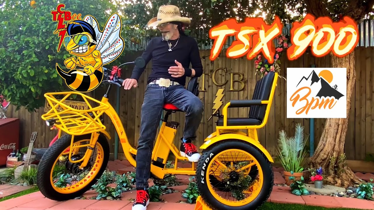 Самый крутой электрорикша от BPM Bikes. Всё об этом электровелосипеде TCBee в стиле Элвиса.