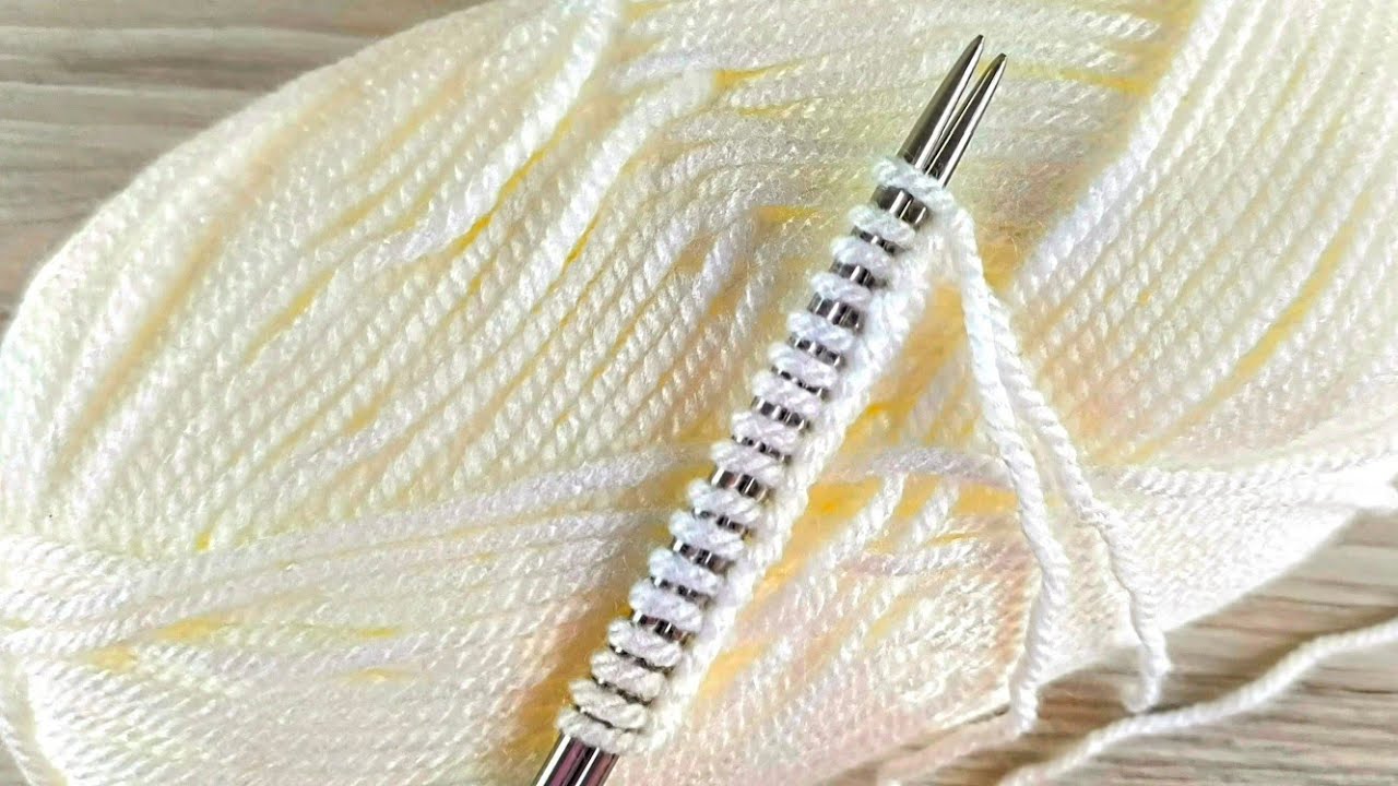 Wow! My Grandma Showed Me These Cute Knitting Stitches! Easy and Very Beautiful Knitting Pattern
