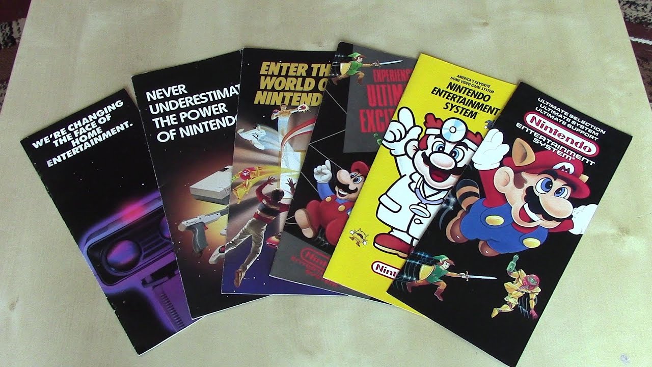 Nintendo Promotional Brochures: NES, Game Boy (1986-1992)