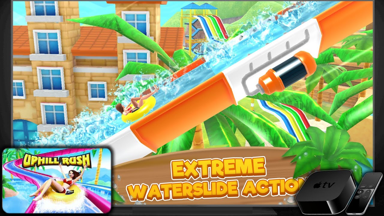 Uphill Rush Water Park Racing [1080p 60, Apple TV 4K (5th generation) Gameplay]