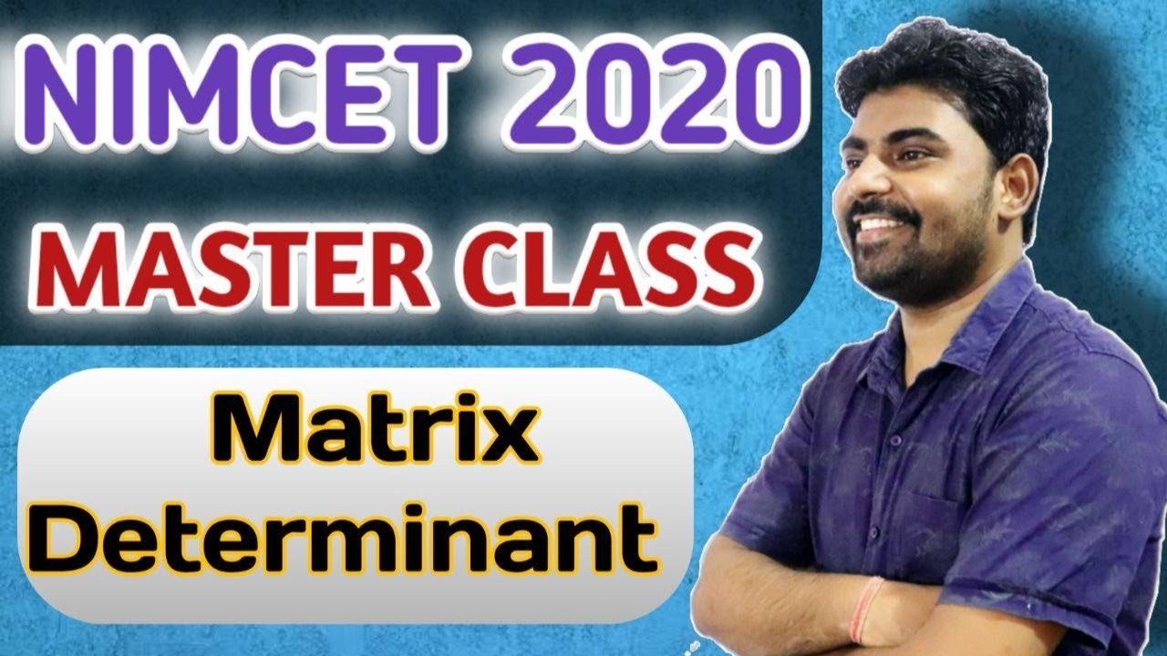 Matrix and Determinants [Crash Course]