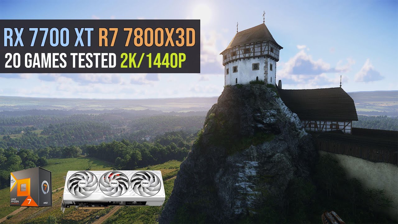 RX 7700 XT | Ryzen 7800x3d test in 20  games 1440p